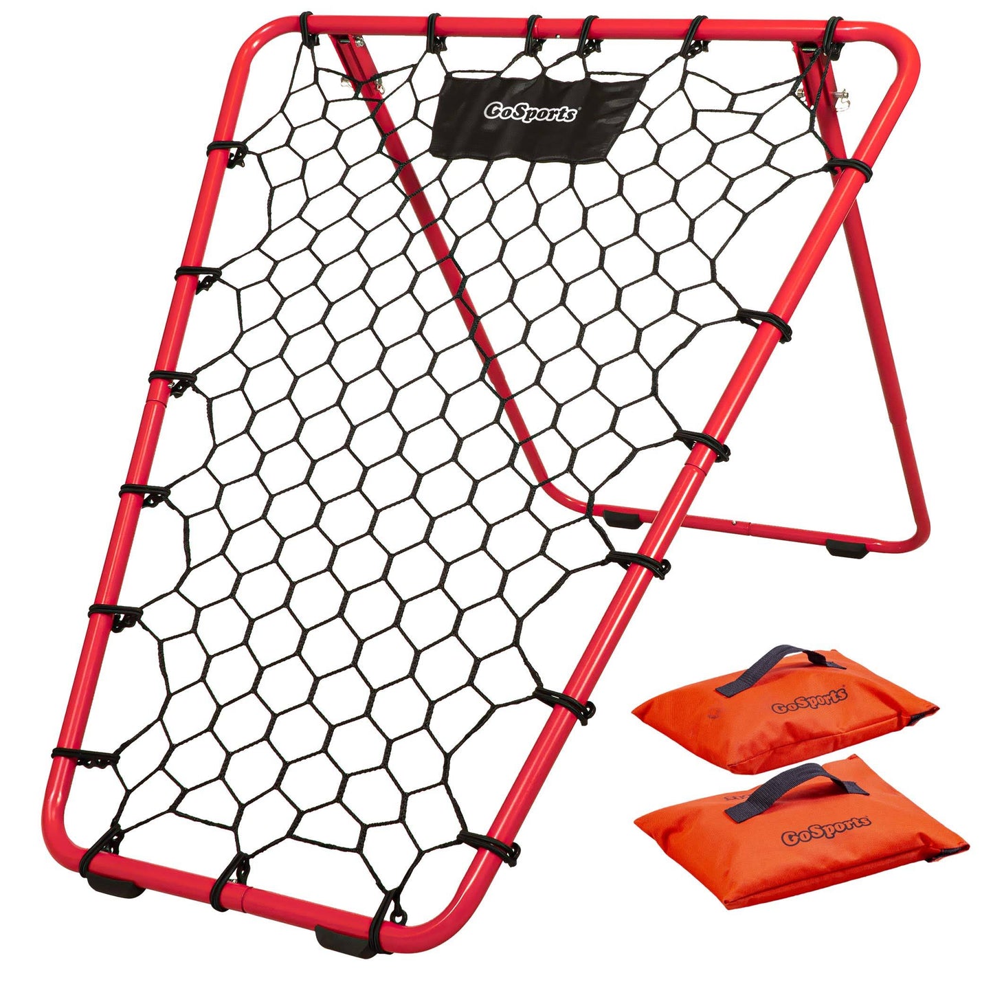 Basketball Rebounder With Adjustable Frame Indoor Outdoor Training Tool