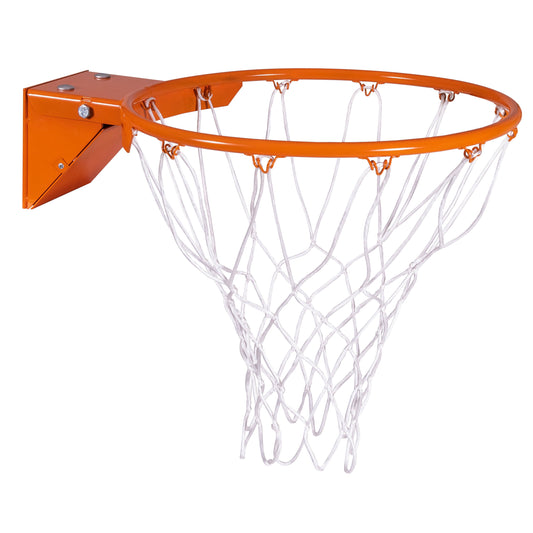 Universal Regulation 18 Steel Breakaway Basketball Rim Use For Replacement Or Garage Mount Orange