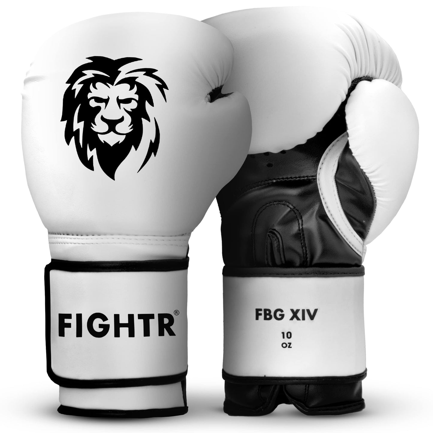 Boxing Gloves Fbg Xiv White / Black / 10 Oz