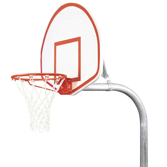 3 1/2 Tough Duty Finished Aluminum Fan Playground Basketball System Pr29