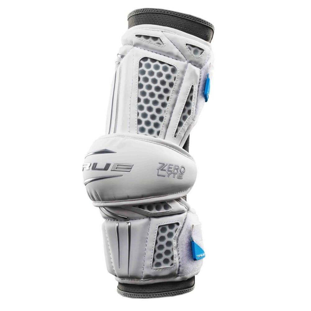 Zerolyte Lacrosse Arm Guard, Medium / White