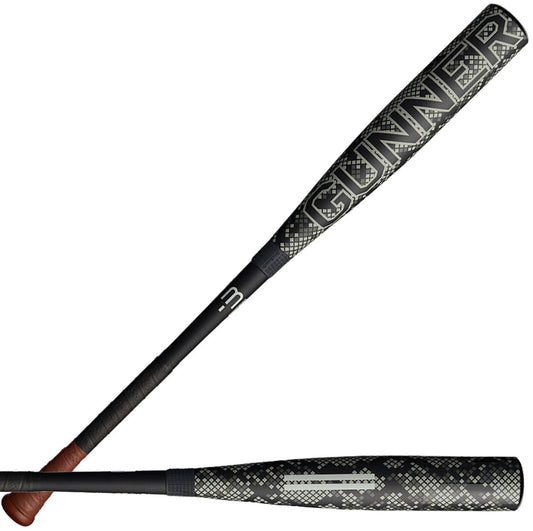 2024 Gunner Black Viper Limited Edition -3 Metal Bbcor Baseball Bat