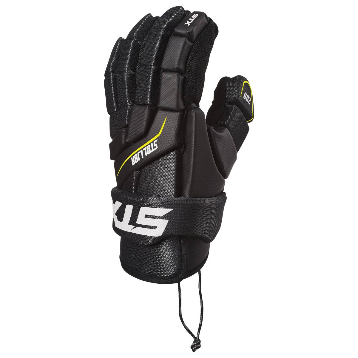 Stallion 200 Lacrosse Gloves - Boys, Medium, Black