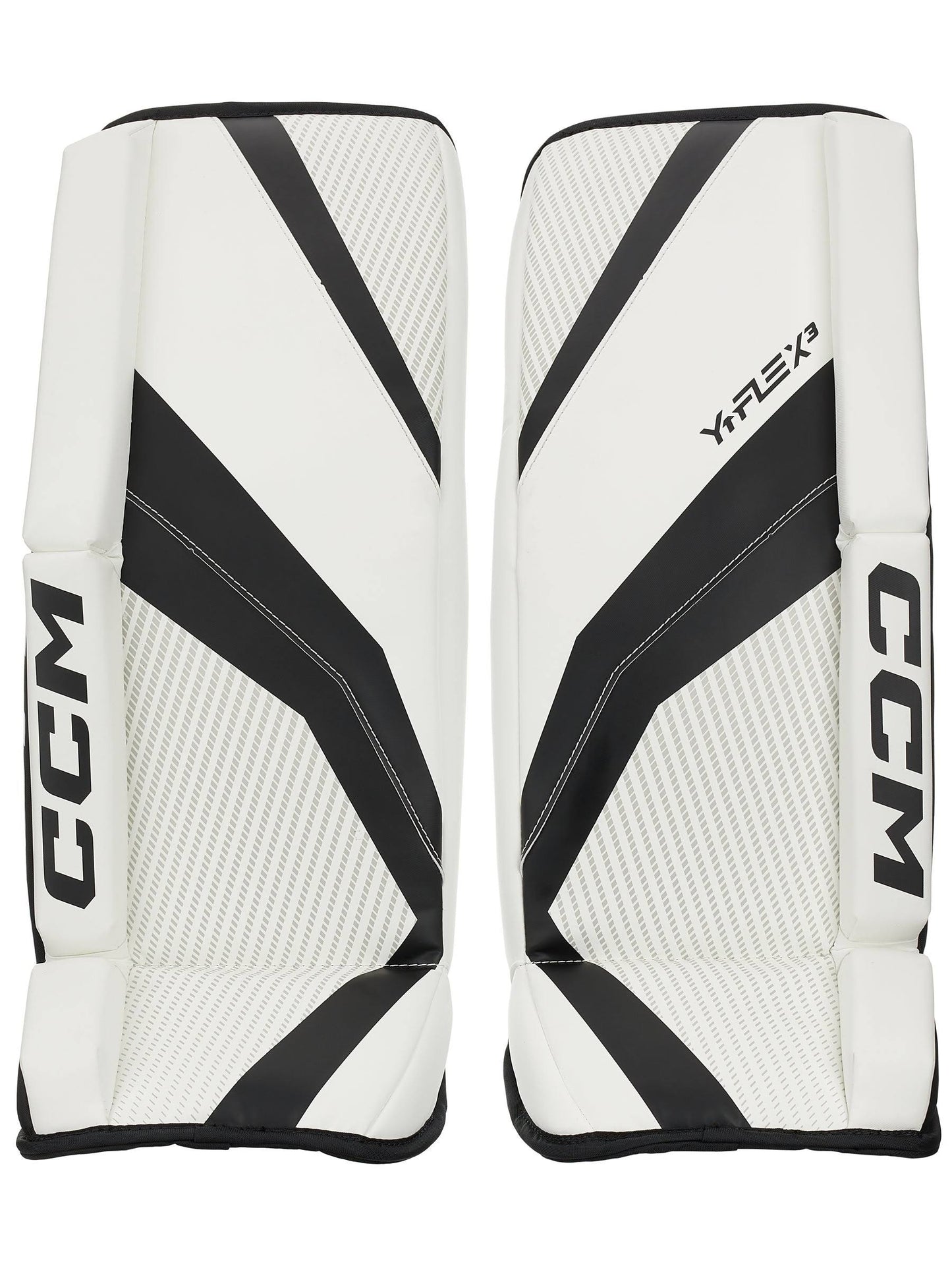 Ytflex 3 Goalie Leg Pads - Youth - White/Black - 24