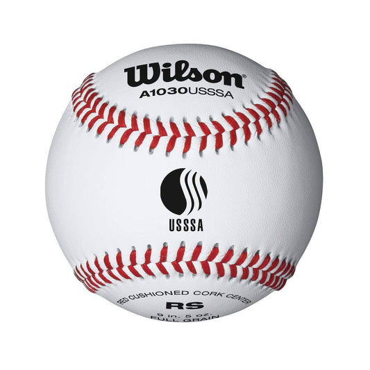 Usssa Youth League Baseballs White/Bed - 1 Dozen