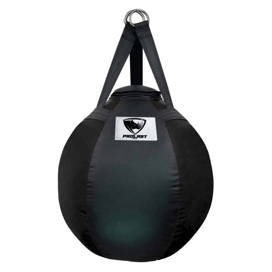 65 Pound Boxing Filled Heavy Hanging Wrecking Ball Punching Bag, Blue