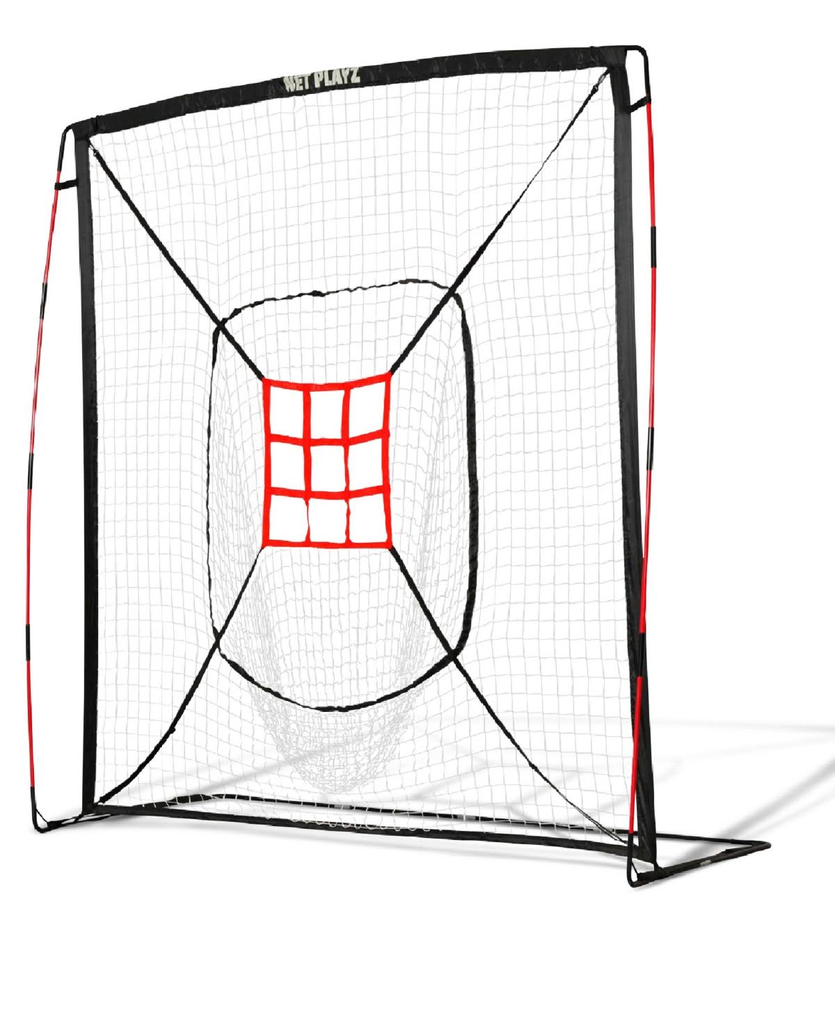 5 X 5 Baseball And Softball Practice Pitching Net - Black