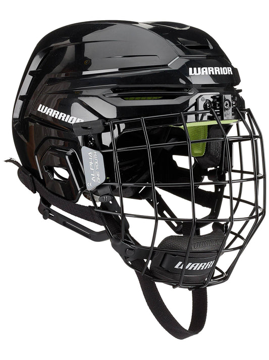 Alpha One Combo Hockey Helmet - Black - L