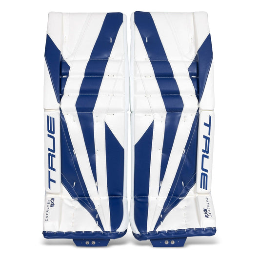 Catalyst 7x3 Intermediate Goalie Leg Pads In White Size 30+2in