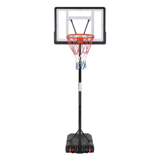 33 In. Portable Basketball Hoop Stand, 6.5-8 Ft Adjustable Bask