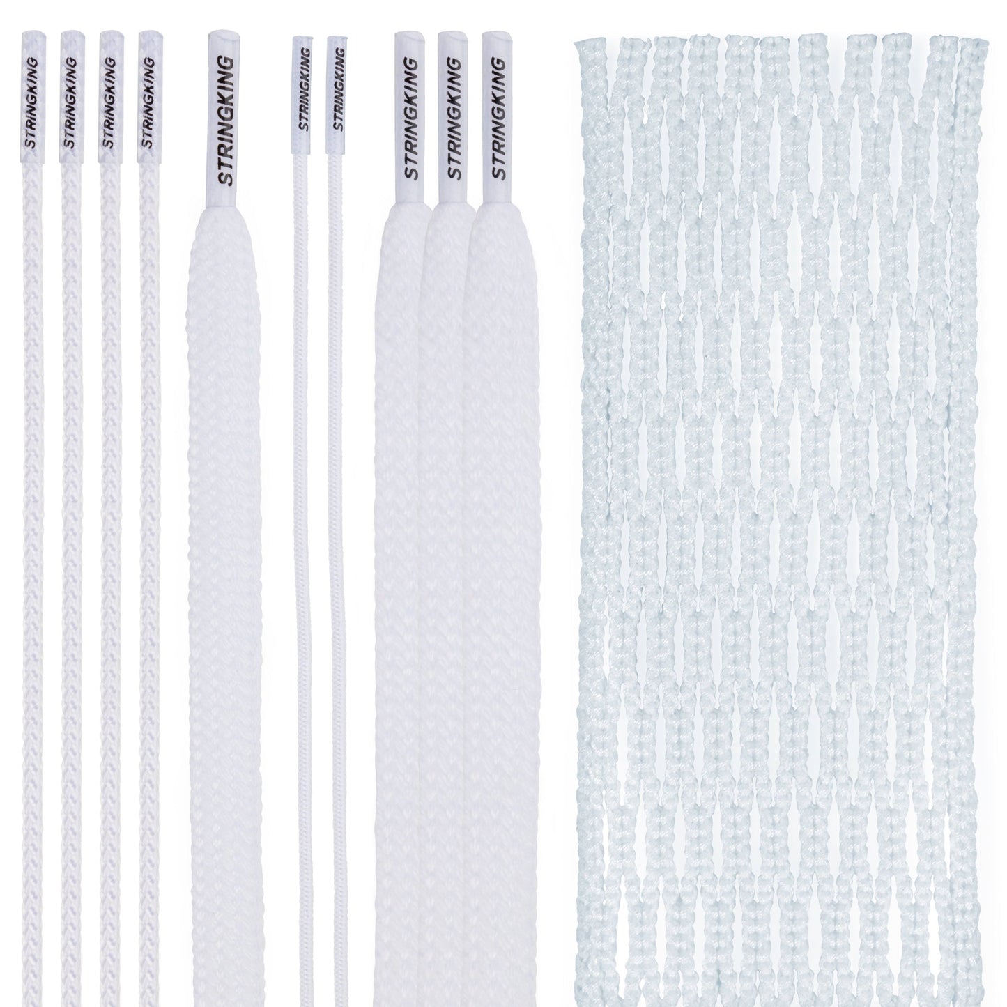 Type 5s Mesh Kit Lacrosse Mesh & Stringing Supplies - White