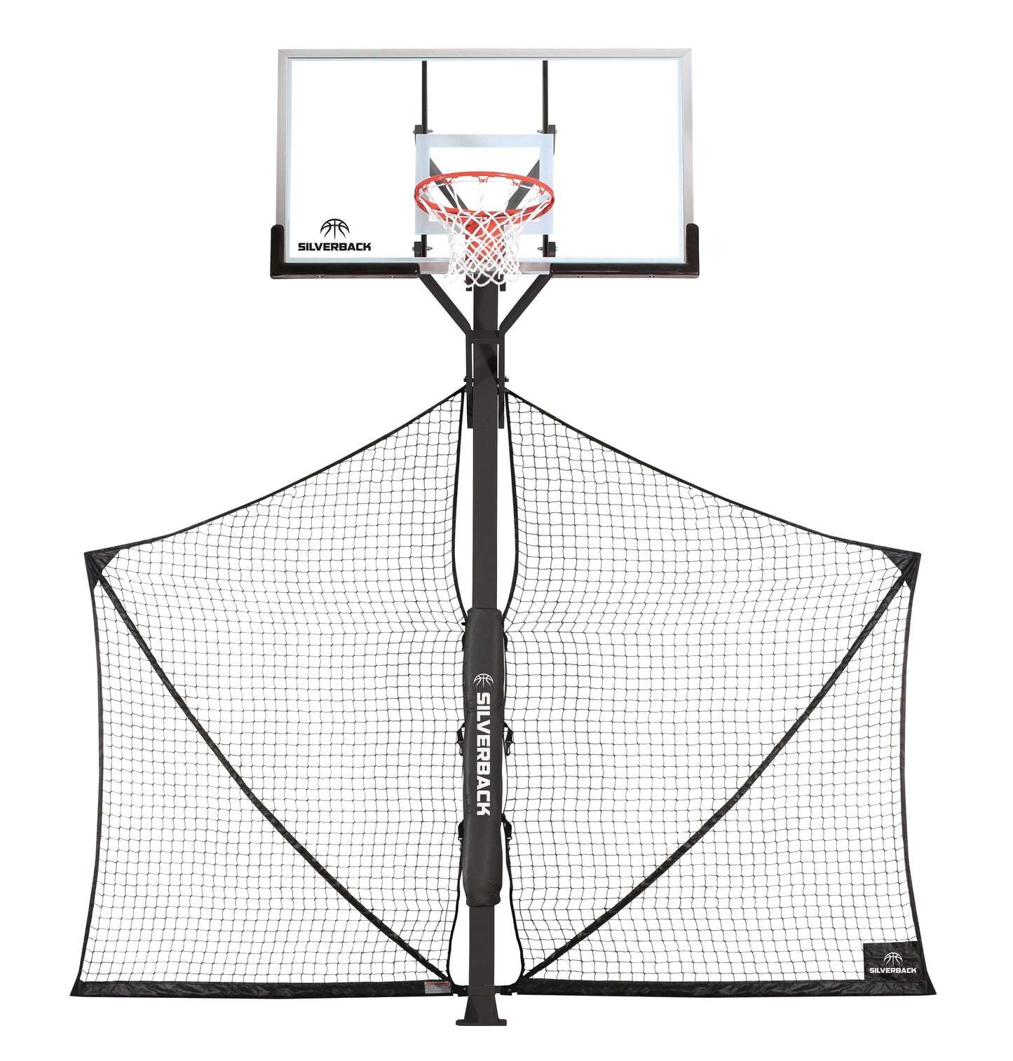 Basketball Yard Guard Defensive Net System Rebounder With Foldable