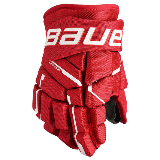 Supreme M5 Pro Hockey Gloves - Senior - Maroon - 15.0