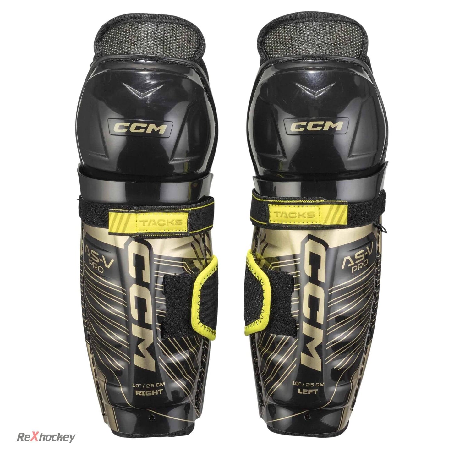 Tacks As-V Pro Hockey Shin Guards - Youth - 10.0