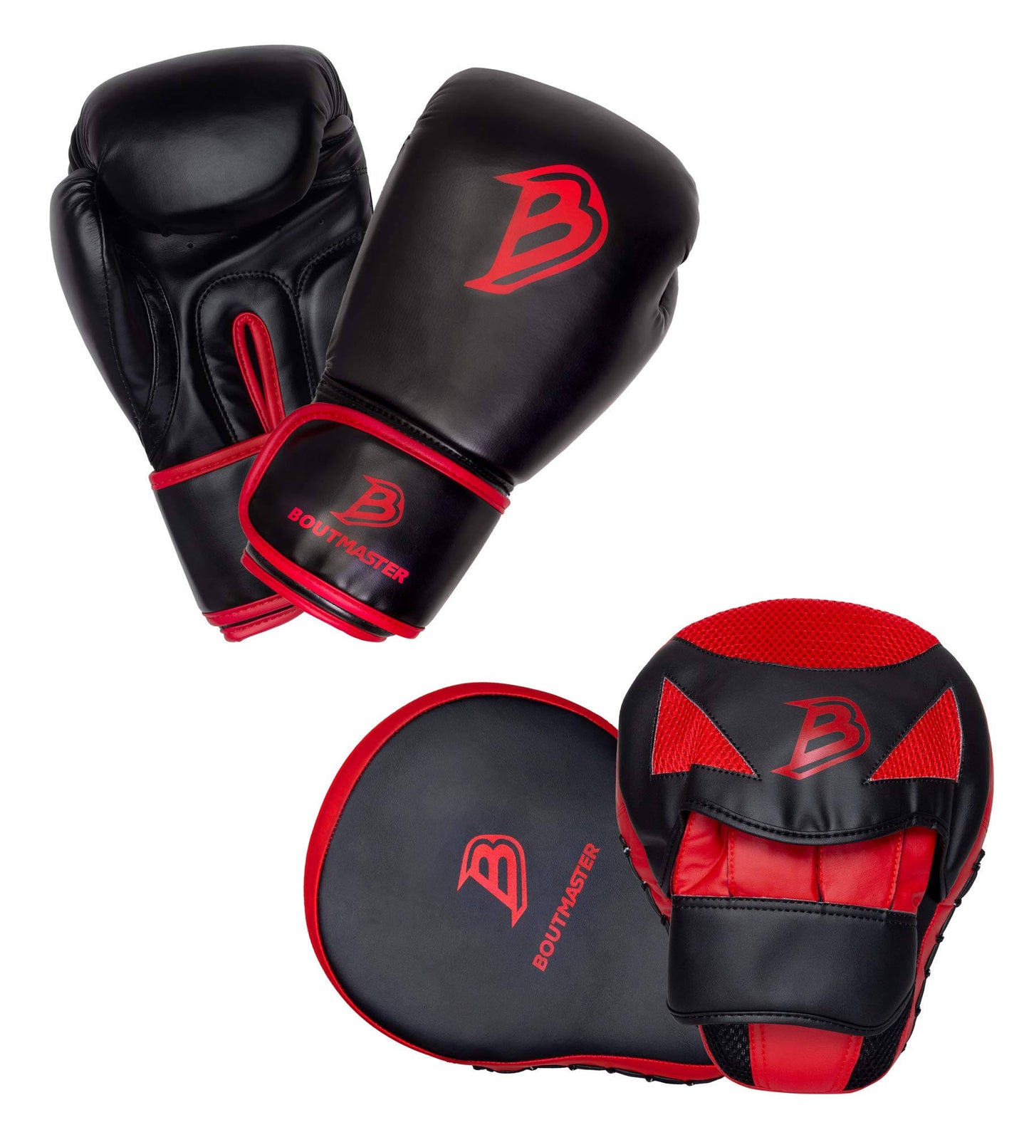 Youth Boxing Training Set Kids Or Teens Boxing Gloves And Boxing Pads Mitt Set (Medium)