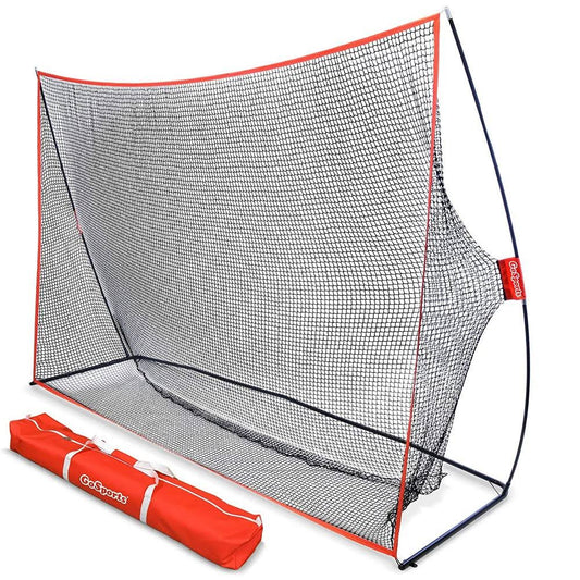 10 Ft X 7 Ft Golf Practice Hitting Net - Personal Driving Range For Indoor Or Outdoor Use - Black