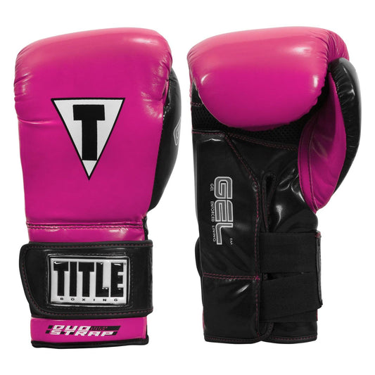 Boxing Gel Glory Super Bag Gloves 2 - Hot Pink/Black, 16 Oz