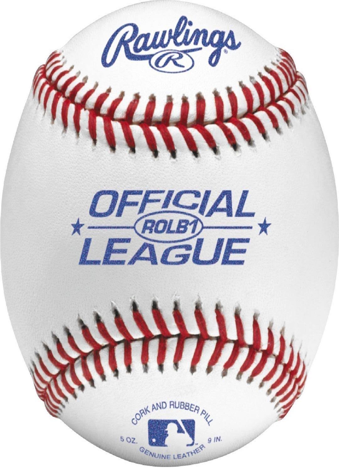 | Official League Baseballs | Competition Grade | Rolb1 | Youth/14u | Game/Practice Use | 12 Count, White