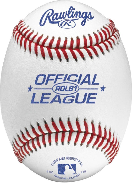 | Official League Baseballs | Competition Grade | Rolb1 | Youth/14u | Game/Practice Use | 12 Count, White