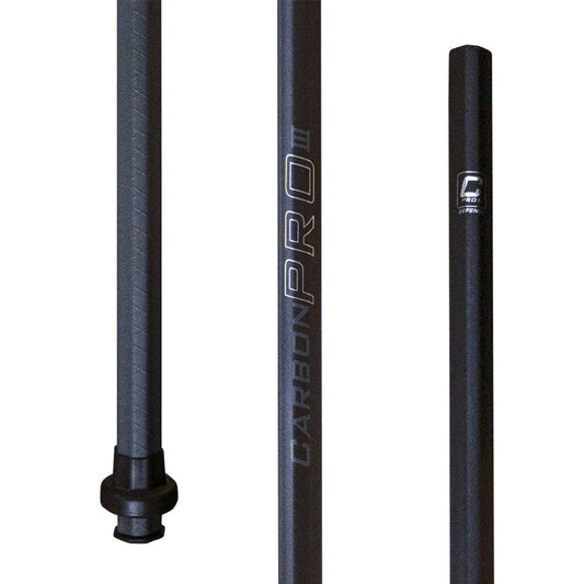 Carbon Pro 3 Lacrosse Shaft Defense Black