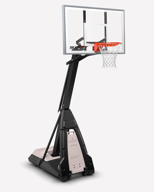 The Beast 54 Glass Portable Basketball Hoop