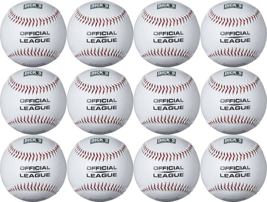 Sporting Goods Synthetic Baseballs – 12 Pack - 12 Ct