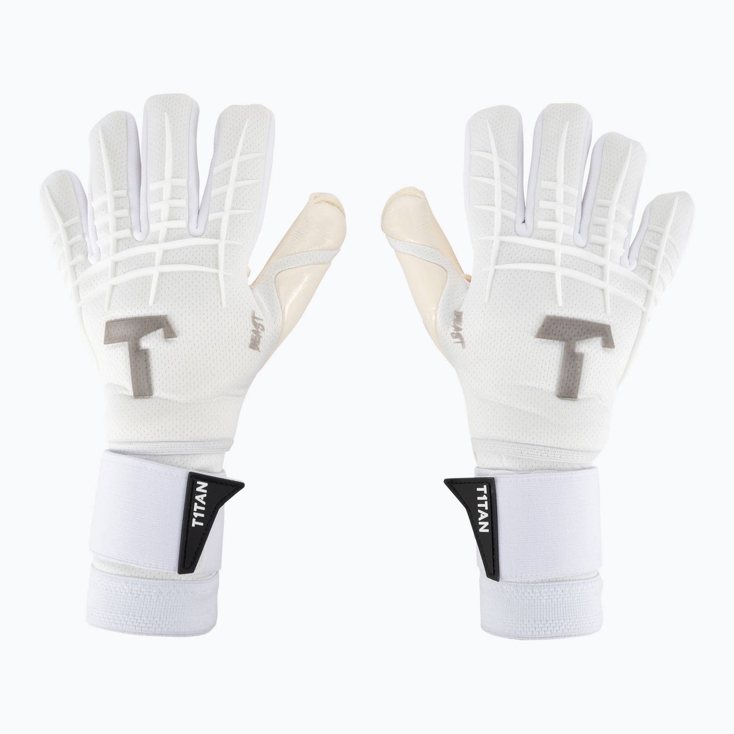 White Beast 3.0 Adult Goalkeeper Gloves White 6