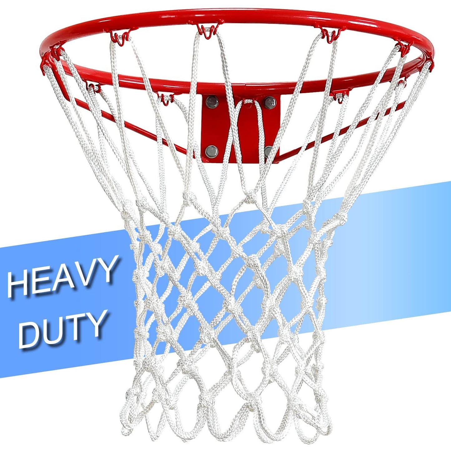 Xue Basketball Net Outdoor,(7.16 Oz) Professional Heavy Duty Basketball Net Replacement,All Weather Anti Whip, Suitable For Outdoor Standard 12