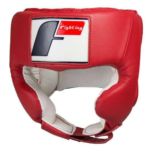 Usa Boxing Competition Headgear With Cheeks - White, Xl