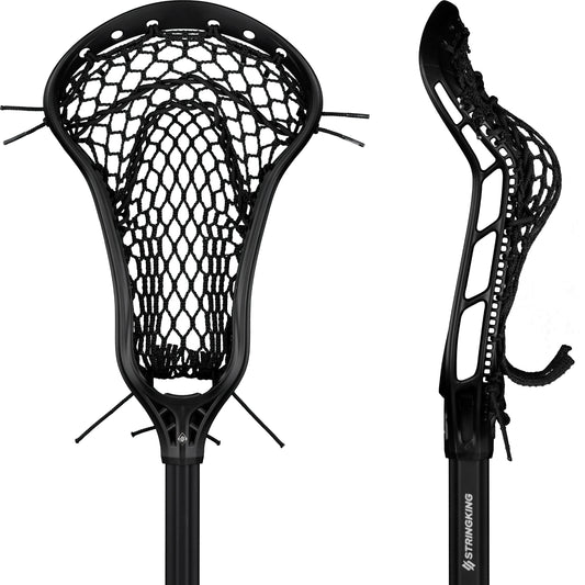 Womens Complete 2 Pro Defense Metal Lacrosse Stick, Black/Yellow