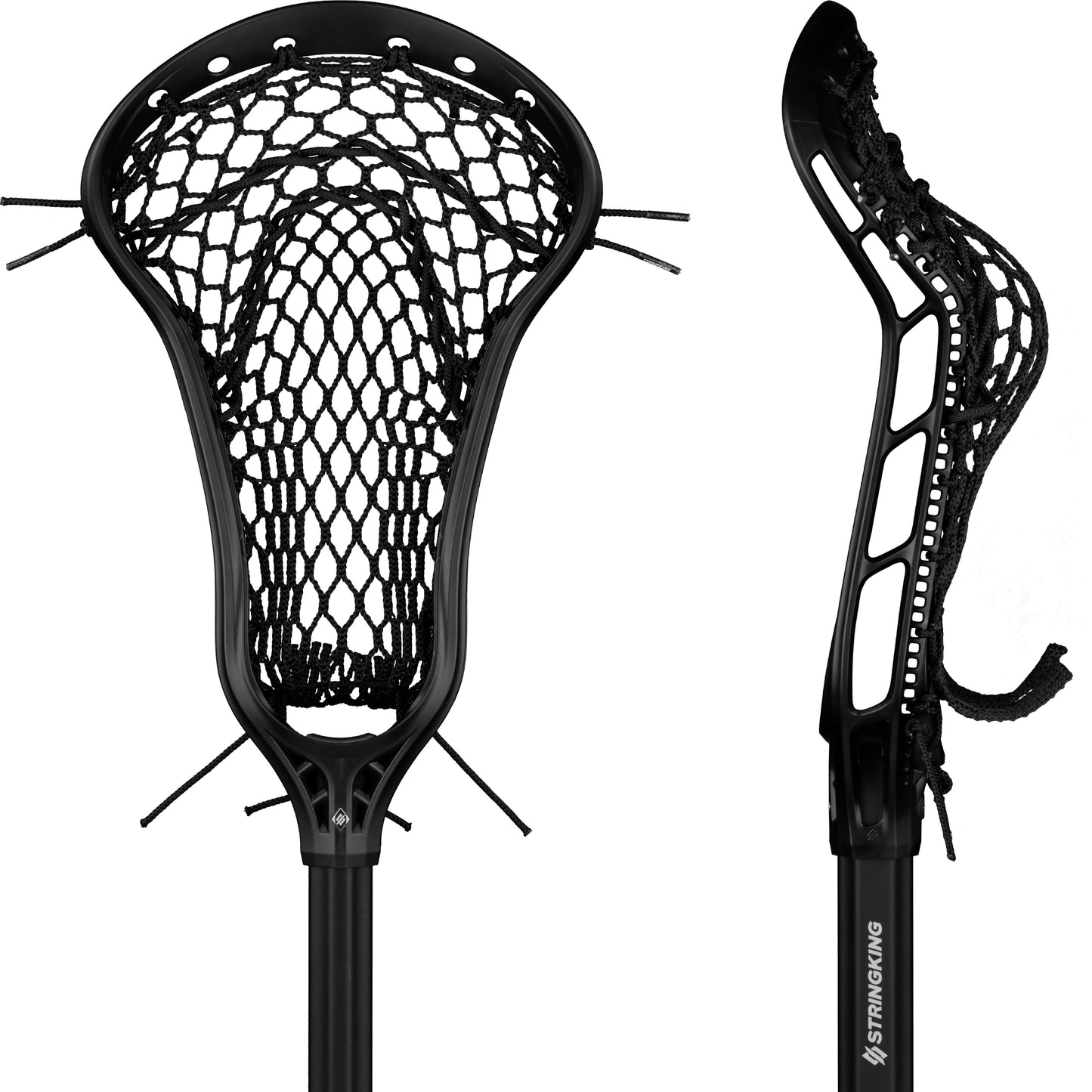 Womens Complete Metal Lacrosse Stick, Black