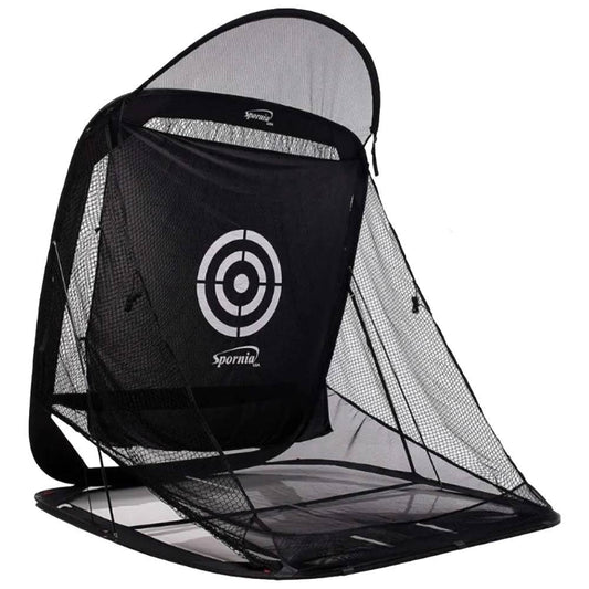 Spg-7 Golf Practice Net + Academy Mat Bundle