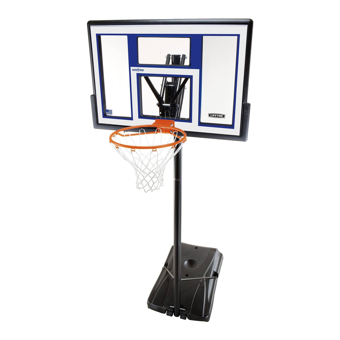 90168 48-Inch Polycarbonate Portable Basketball Hoop