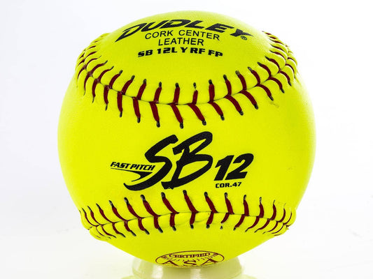 12 Nfhs/Asa Sb12 Fastpitch Softballs - 6 Pack, Cork