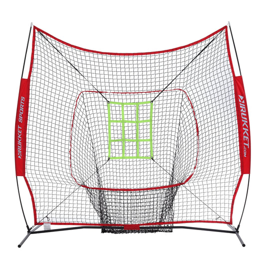 7x7 Sock It! Baseball & Softball Practice Net With Adjustable Target