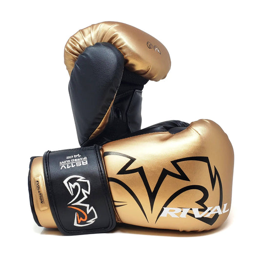 Boxing Rs11v Evolution Hook And Loop Sparring Gloves Silver / 14 Oz.