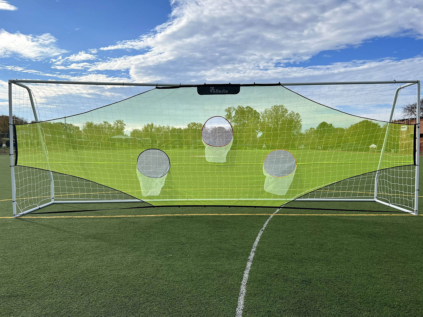 24x8 Ft Skill-Shot Target Net & Soccer Rebounder