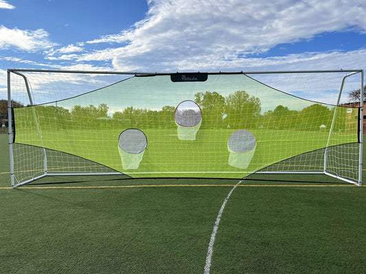 24x8 Ft Skill-Shot Target Net & Soccer Rebounder