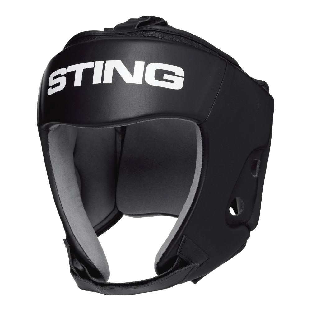 Usa Boxing Approved Orion Gel Open Face Head Guard Black / M