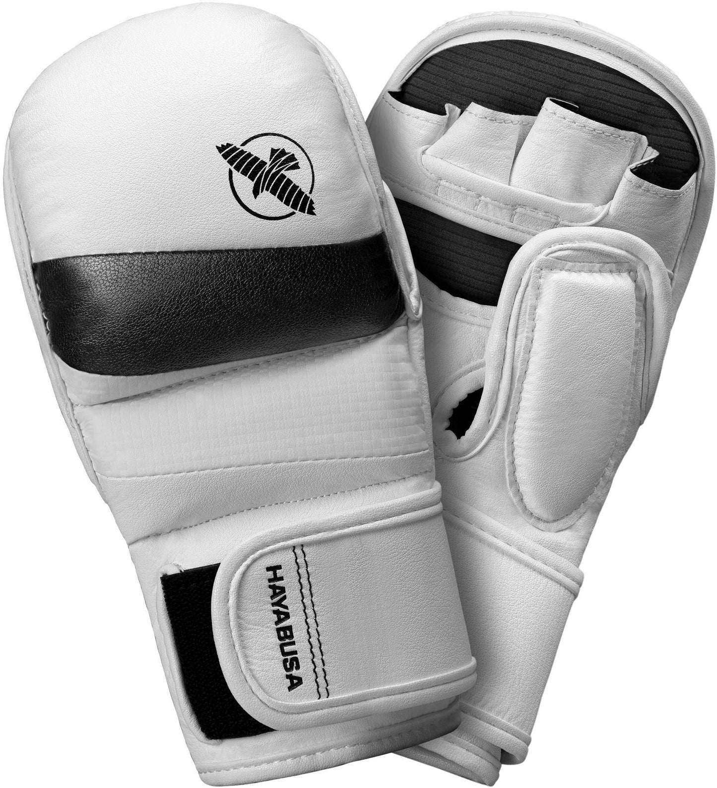 T3 7oz Hybrid Gloves - White/Black - X-Large