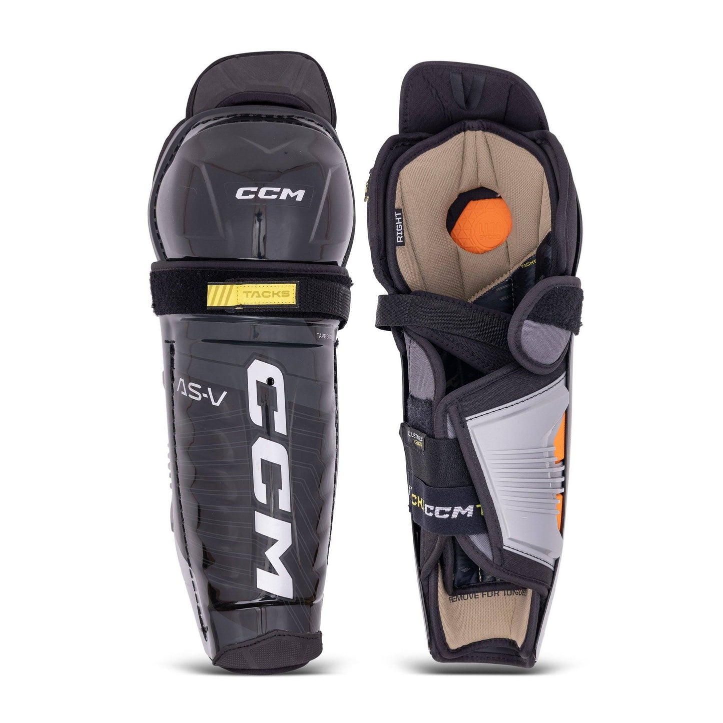 Tacks As-V Hockey Shin Guards - Senior - 17.0