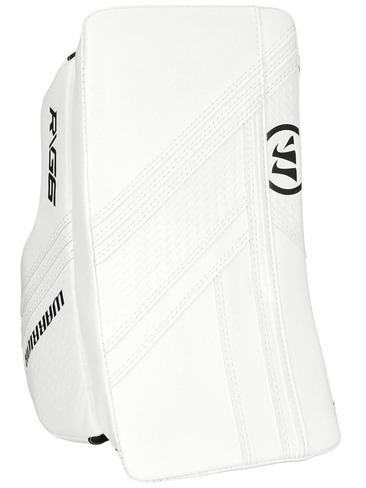 Ritual G6 E+ Senior Goalie Blocker In White/Red