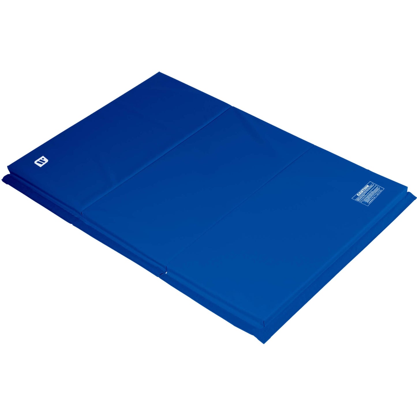 5 X 10 Folding Gymnastics Tumbling Mat, Blue, 1.5-Inch