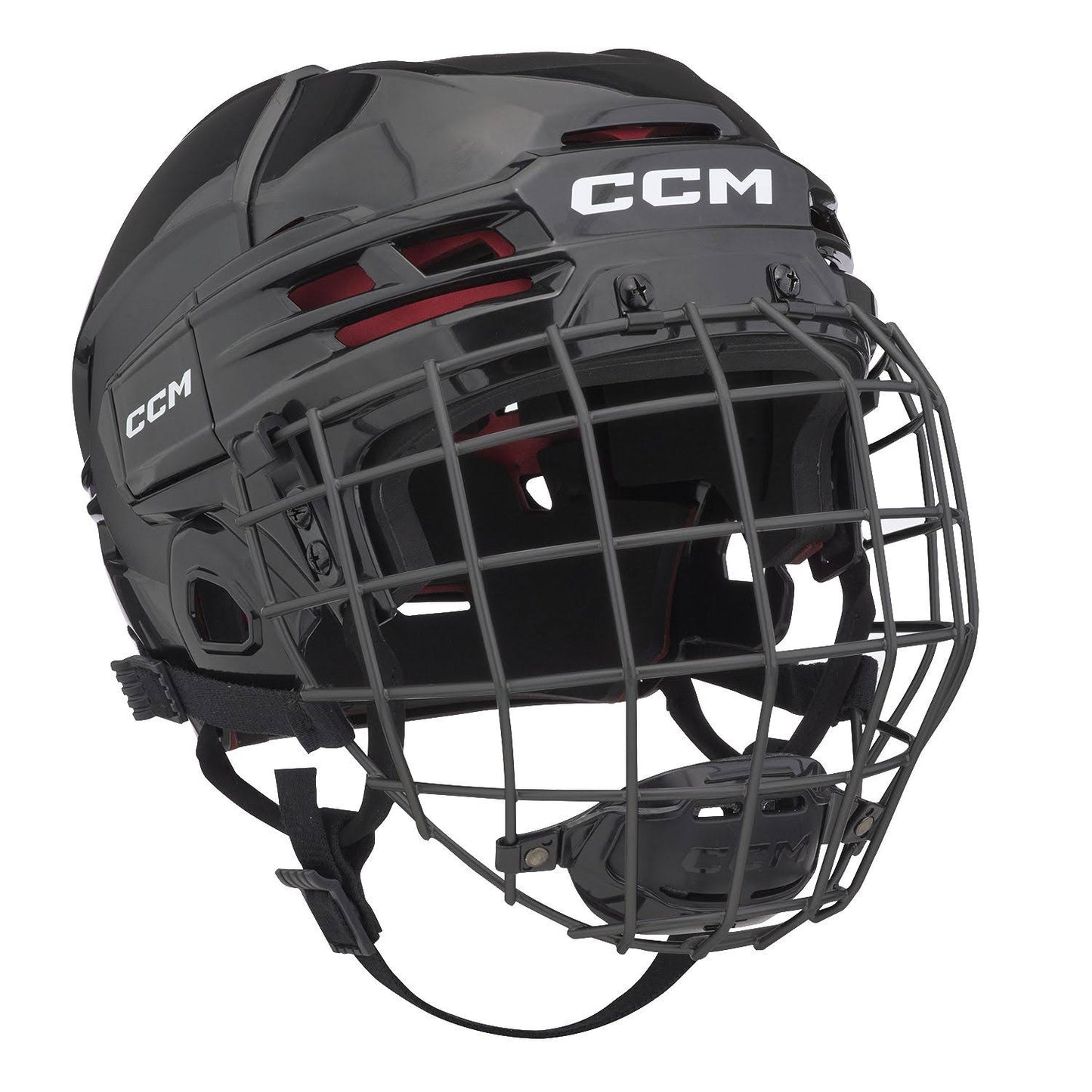 Tacks 70 Hockey Helmet Combo - Youth - Black