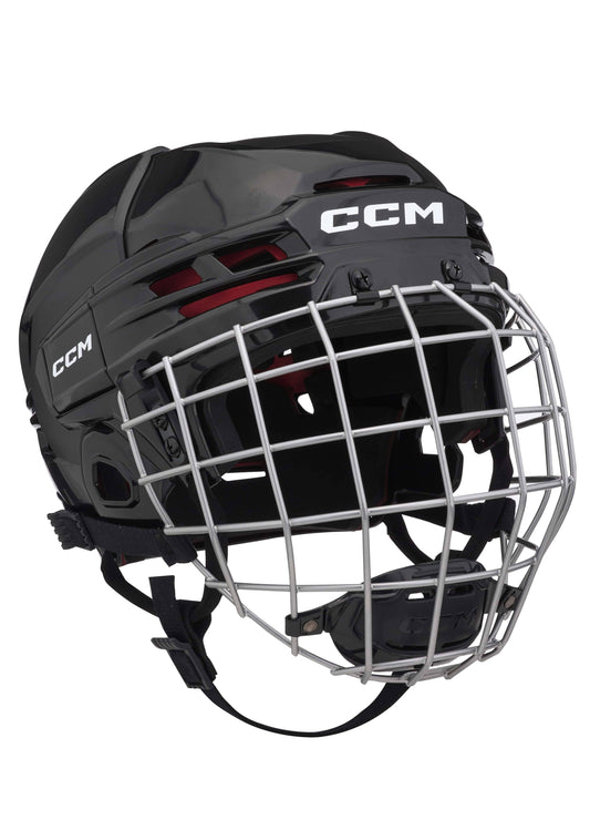 Tacks 70 Hockey Helmet Combo - Junior - Black