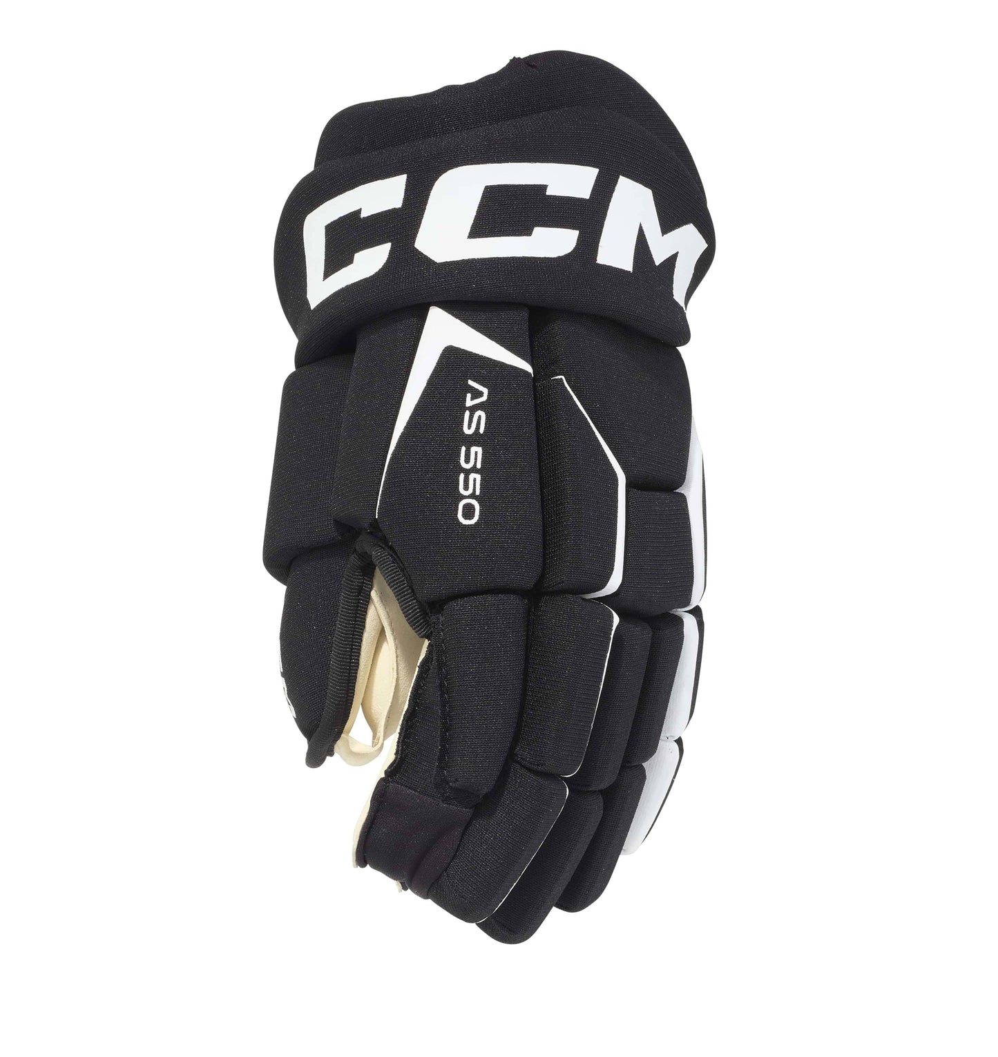 Tacks As-550 Hockey Gloves - Senior - Black/White - 14.0