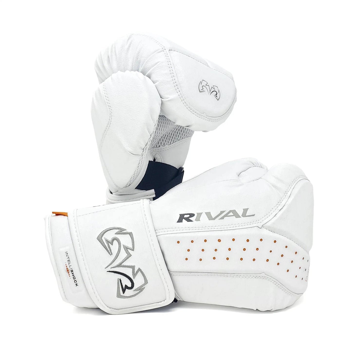 Boxing Intelli-Shock Bag Gloves - White, L