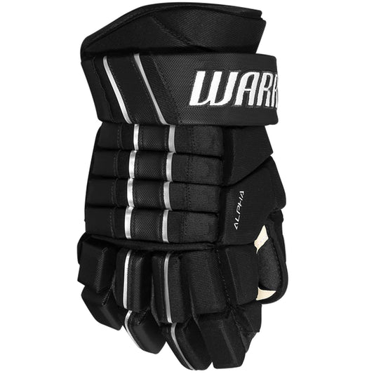 Alpha Fr Pro Hockey Gloves - Senior - Black/Sport Gold - 14.0